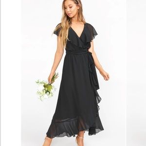 Jess Ruffle Midi Dress